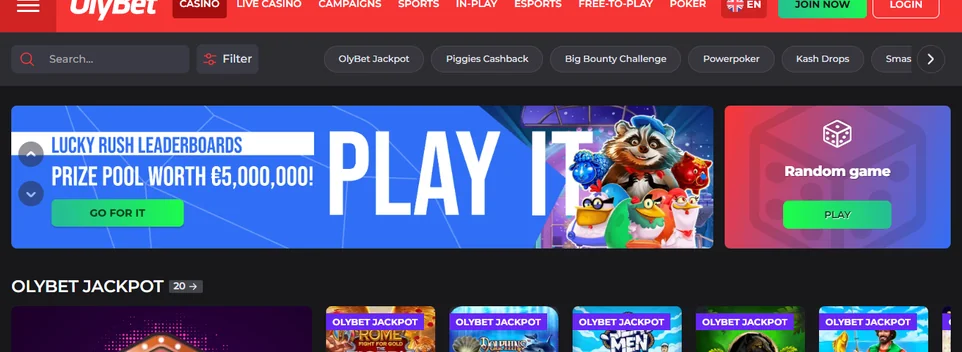 Spela på OlyBet Casino
